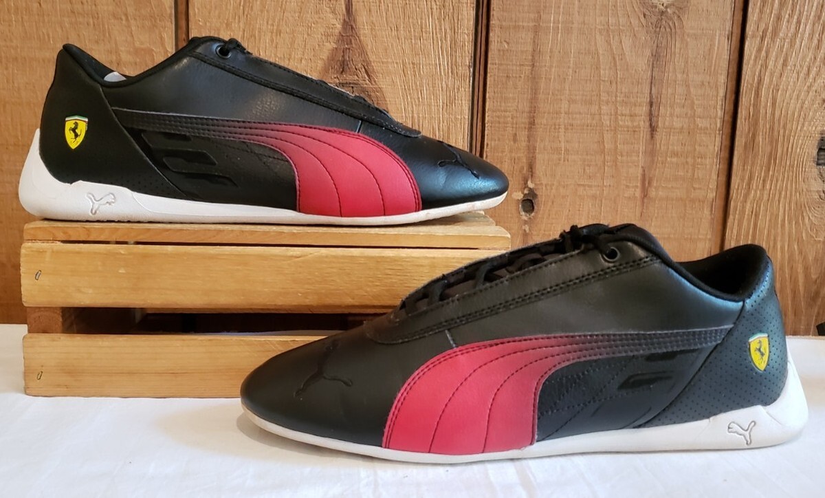 PUMA Ferrari R-Cat Mens Athletic Driving Shoes Size 13 Black Rosso Corsa Puma Ferrari Future Cat OG Black Rosso Corsa Comment for  main image 4