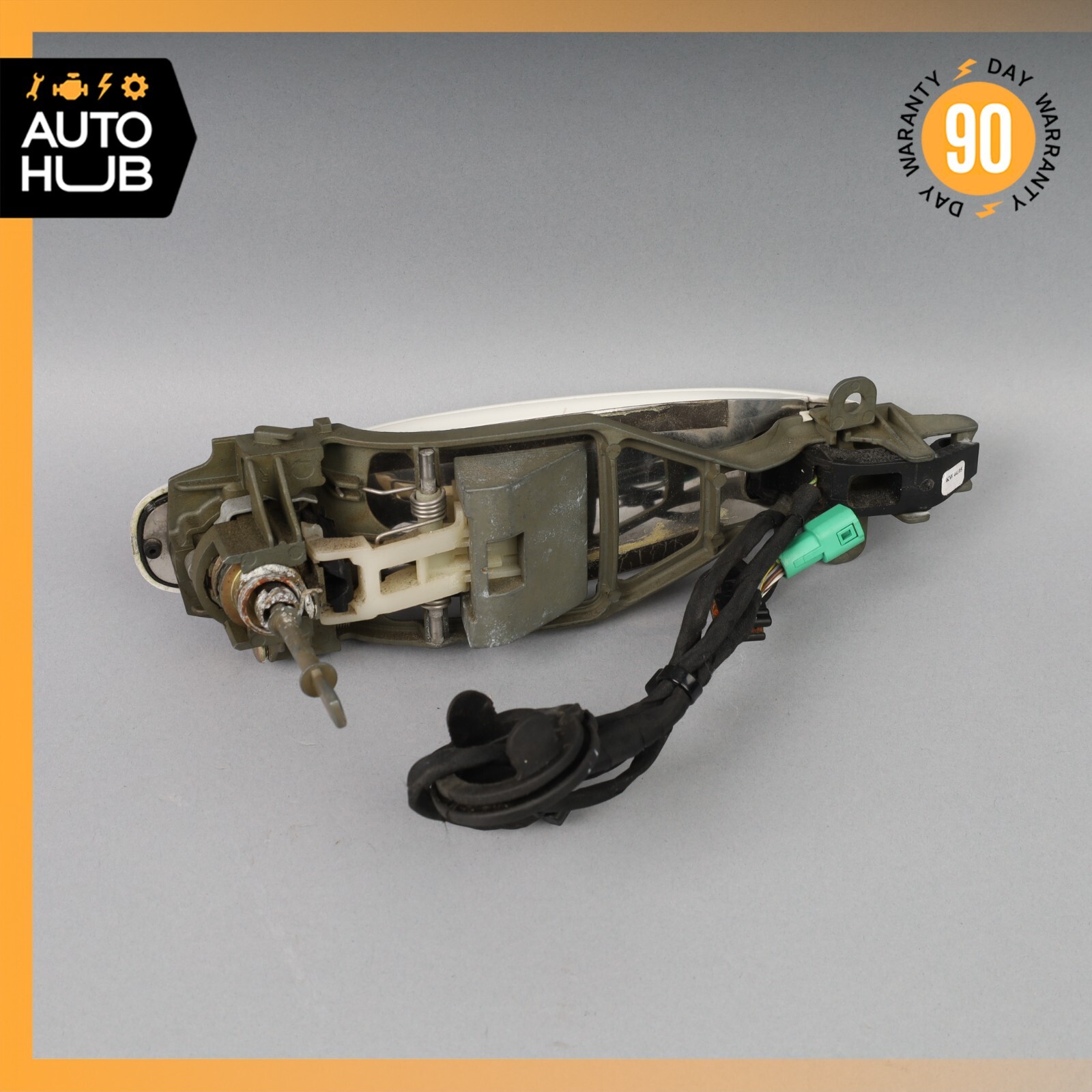 03-13 Bentley Continental Flying Spur Left Side Door Handle Keyless Go OEM 80k