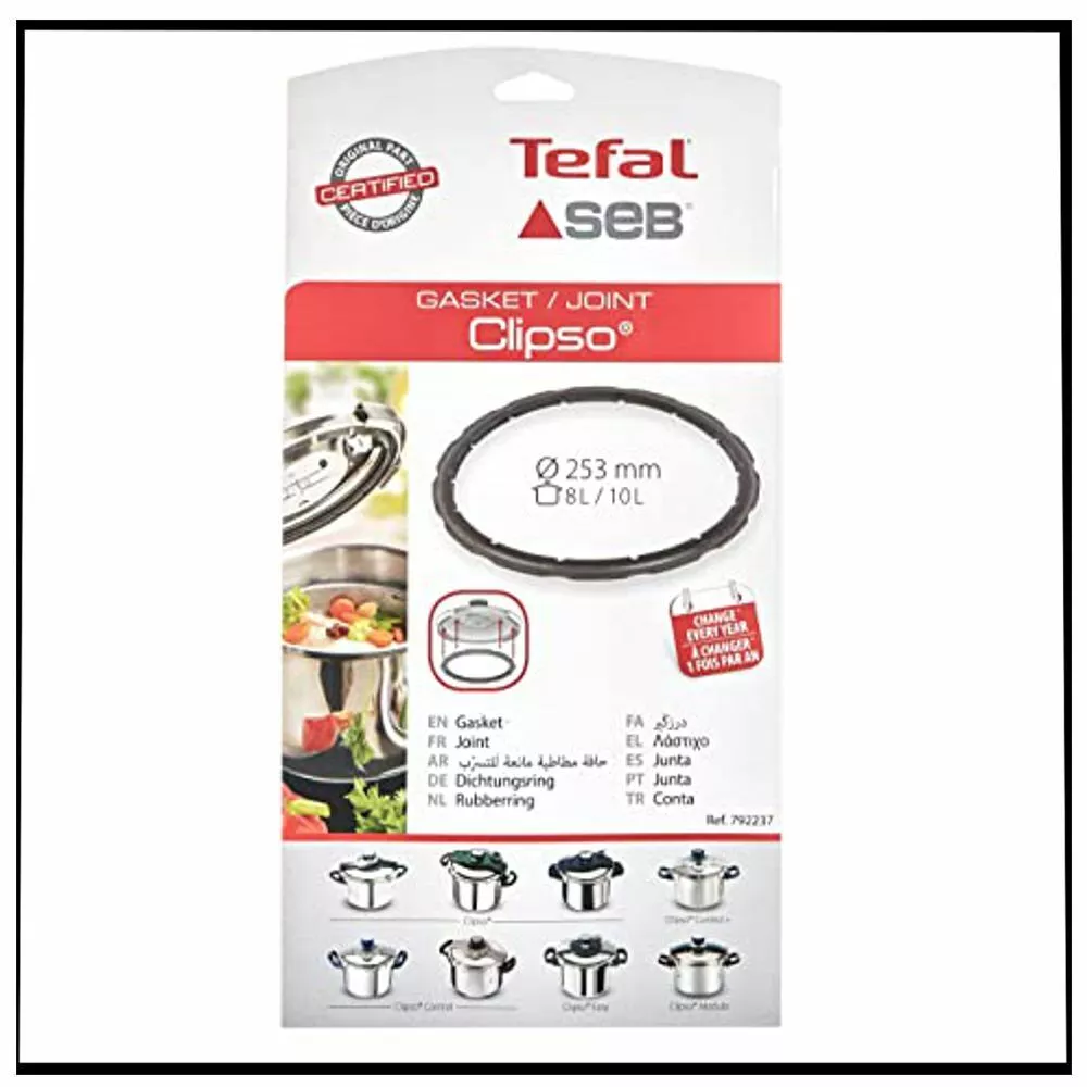 SEB - Joint pour cocotte Clipso - 8 L 10 L , TEFAL 3045387922375