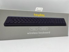 Heyday Bluetooth Keyboard with Wireless Receiver  Bluetooth 5.1 - NEW - Dusk Bl