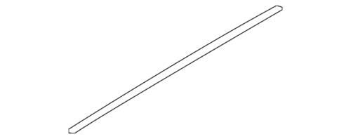 Burlete superior para Ford (P/N CK4Z-1551400-C)