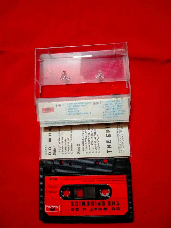 The Epidemics Do What U Do yoko ono RARE orig Cassette tape INDIA indian - Image 4 of 4