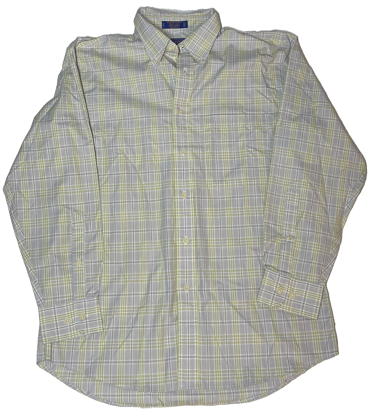Pendleton Men's Medium Plaid Button Down Broadway… - image 1