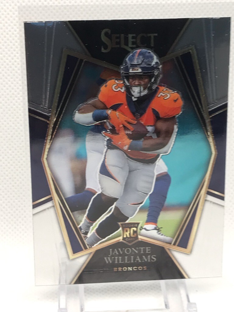 2021 Panini Select Javonte Williams Premier Level Rookie RC #157 Denver Broncos