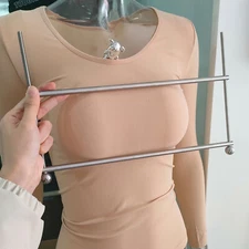 BDSM Breast Clip Clamp Bondage Metal Torture Rack Compactor Shibari Rope Harness