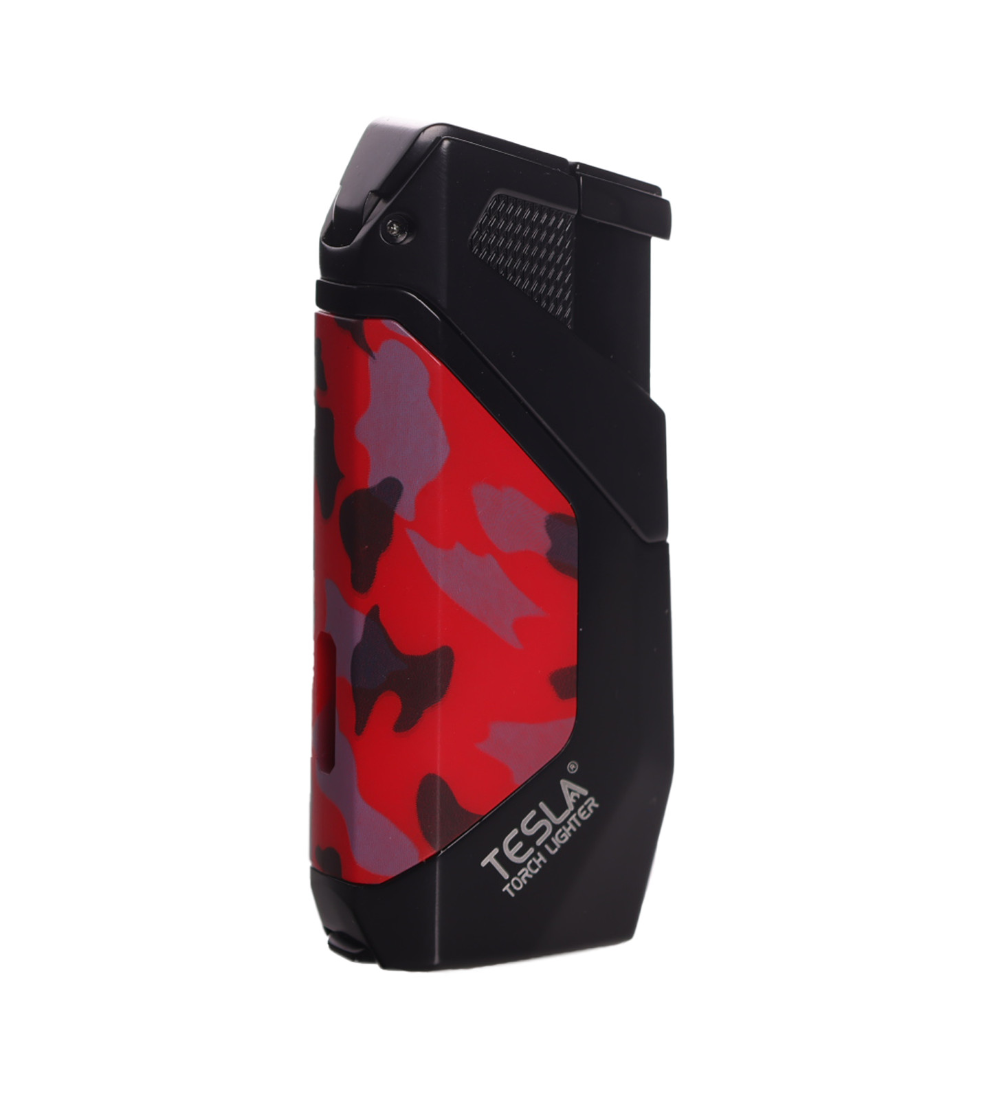 TESLA&reg; Coil Lighters Dynamic Double Flame Torch Lighter w/ Cigar Punch