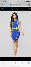 NWT FASHION NOVA SIZE LARGE BE BOLD COLORBLOCK DRESS