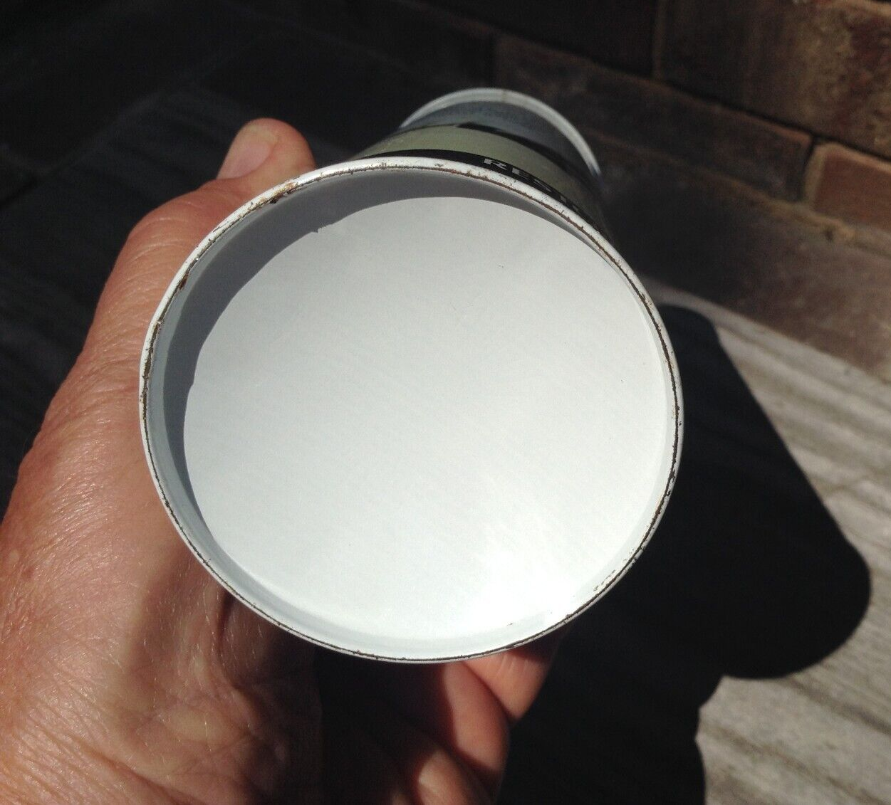 vintage Turtle Wax vinyl top wax metal can very cool & retro & preUPC