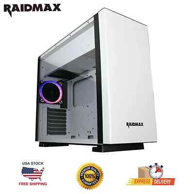 ENGIMA ATX Tower Case Computer Case (WHITE)