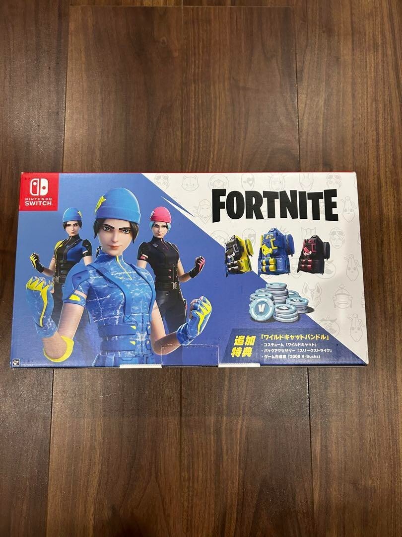 Nintendo Switch Fortnite Special Set Wildcat Bundle NO CODE