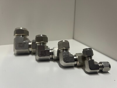 Edelstahl metrisch 316L Union Winkel Klemmverschraubungen