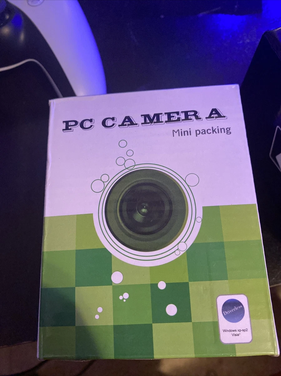 PC Camera Mini Packing Webcam with manual focus NEW Driverless Windows XP SP2