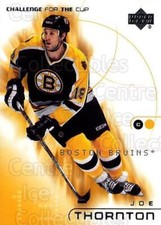 2001-02 UD Challenge for the Cup #5 Joe Thornton