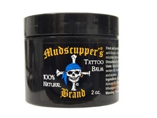 Mudscupper's Tattoo Balm - All Natural Tattoo Aftercare Healing Ointment - 2 oz