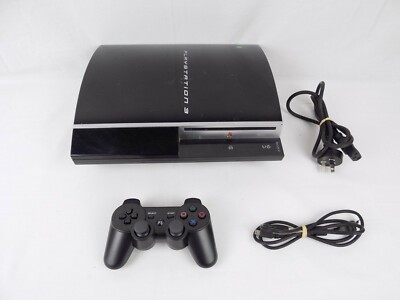 PS3 40GB コントローラー×4 Ps3 Playstation 3 40GB Console + Wireless Controller + Power
