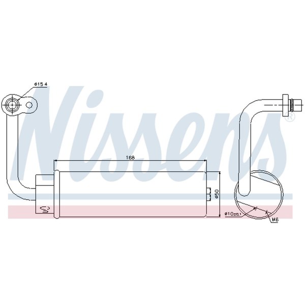 Nissens Trockner Klimaanlage Aluminium FüR Nissan Qashqai +2 I J10 JJ10 95445-image