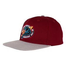 Santa Cruz Skateboard Hat Natas MFG Panther Snapback Maroon/Grey