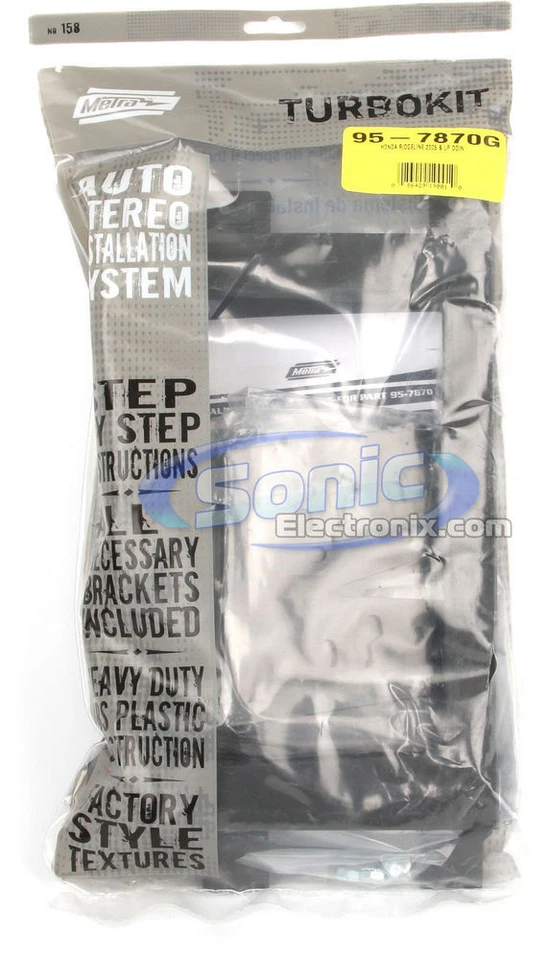 Kit de tablero de instalación doble DIN Metra 95-7870G para Honda Ridgeline 2005-09 Foto 4 de 4