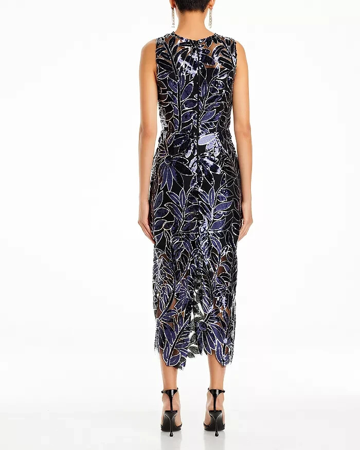 chinese dress ladies Mildred Lace Midi Dress – Gina Bacconi main image 1