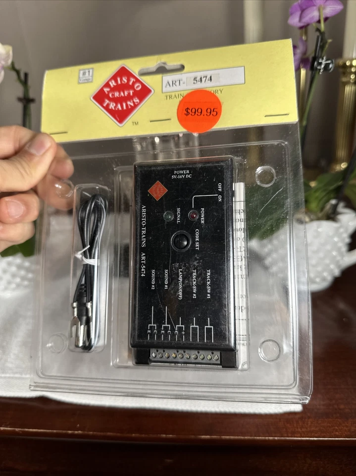 Aristo Craft Trains ART-5474 Mini Remote Accessory Receiver NOS New Sealed Rare - Image 3 of 4