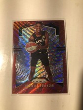2020 WNBA Panini Prizm DANIELLE ROBINSON Red Wave Prizm Card Las Vegas Aces