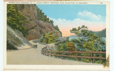 STORM KING HIGHWAY,NEW YORK-GOING NORTH SHOWING HIGH ELEVATION-#54-(NY-SMISC#2)