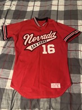 Goodman & Sons UNLV Nevada-Las Vegas Rebels Baseball Jersey Red Size 44