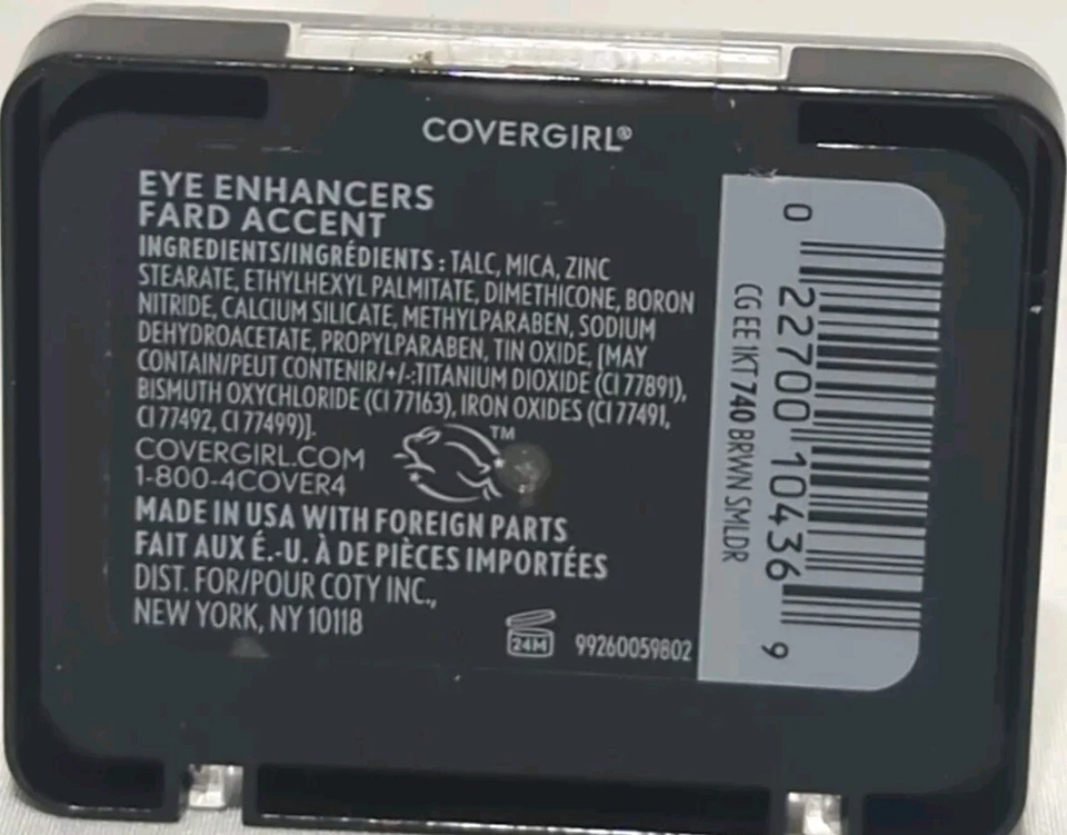Covergirl Eye Enhancers Eyeshadow BROWN SMOLDER #740 Matte Discontinued NEW - Image 2 of 4