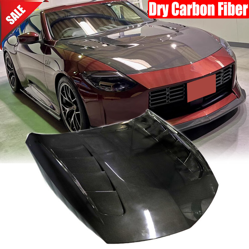 For Nissan 400Z RZ34 2023UP Dry Carbon Front Engine Hood Cooling