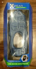 NEW XGEAR Ice Shoe Grippers Blue Arctic Series Rubber Metal Cleats One Size NIB