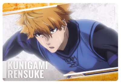 BLUE LOCK Trading Card W#4 4-08 Rensuke Kunigami BANDAI Japan