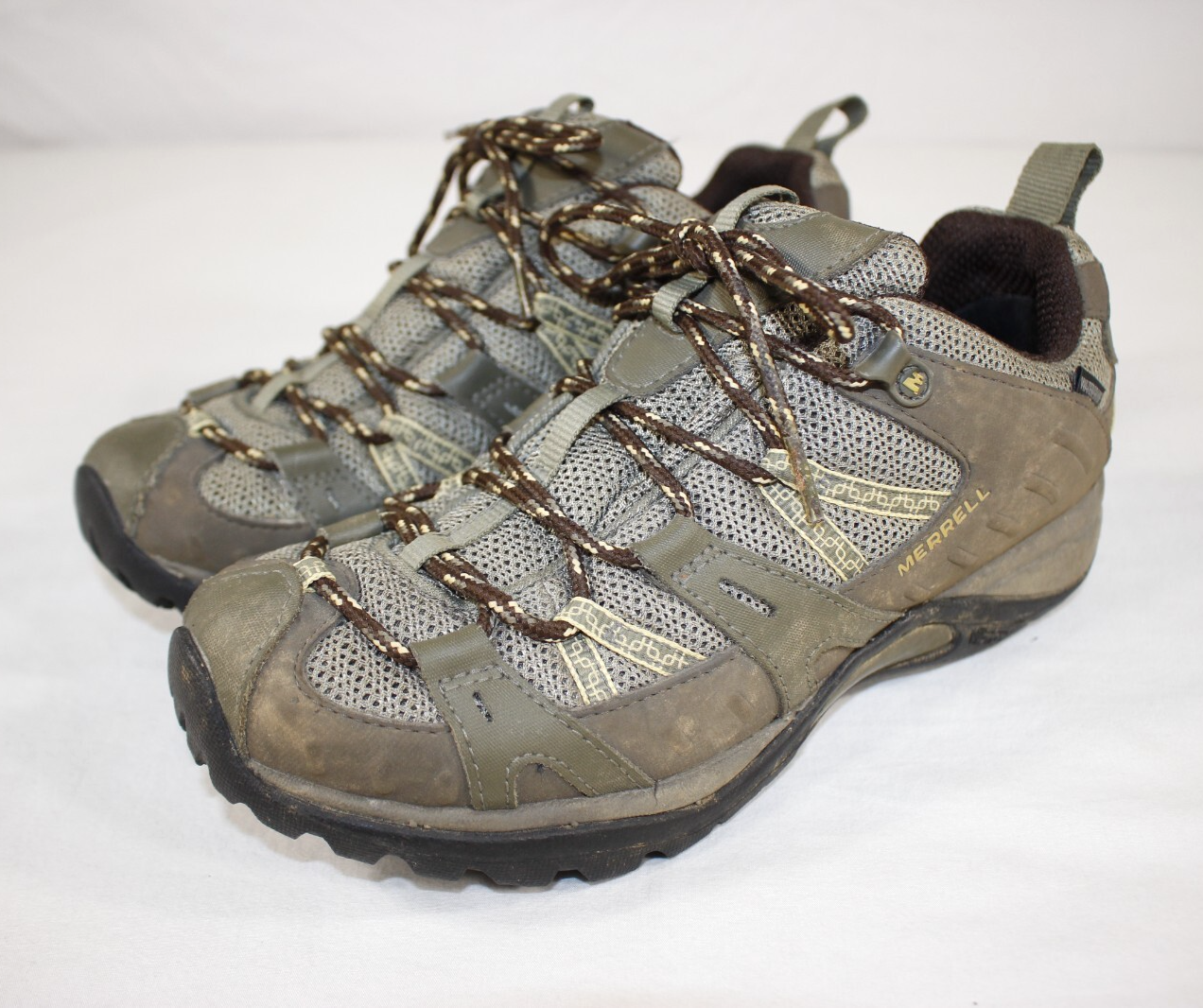 Merrell Scarpe Donna 8.5 Sirena Sport 2 Escursionismo Impermeabili J52410 Verde Brindle