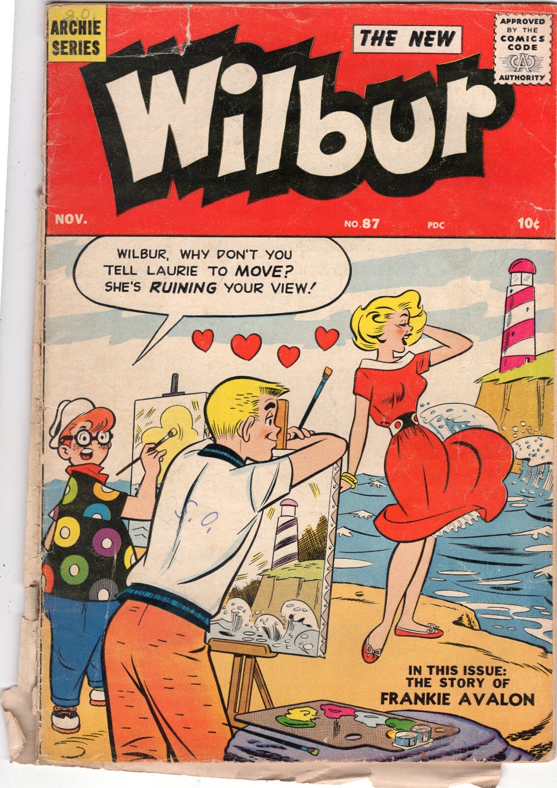 Archie Series Wilbur 87 Vol 1 Frankie Avalon 1959