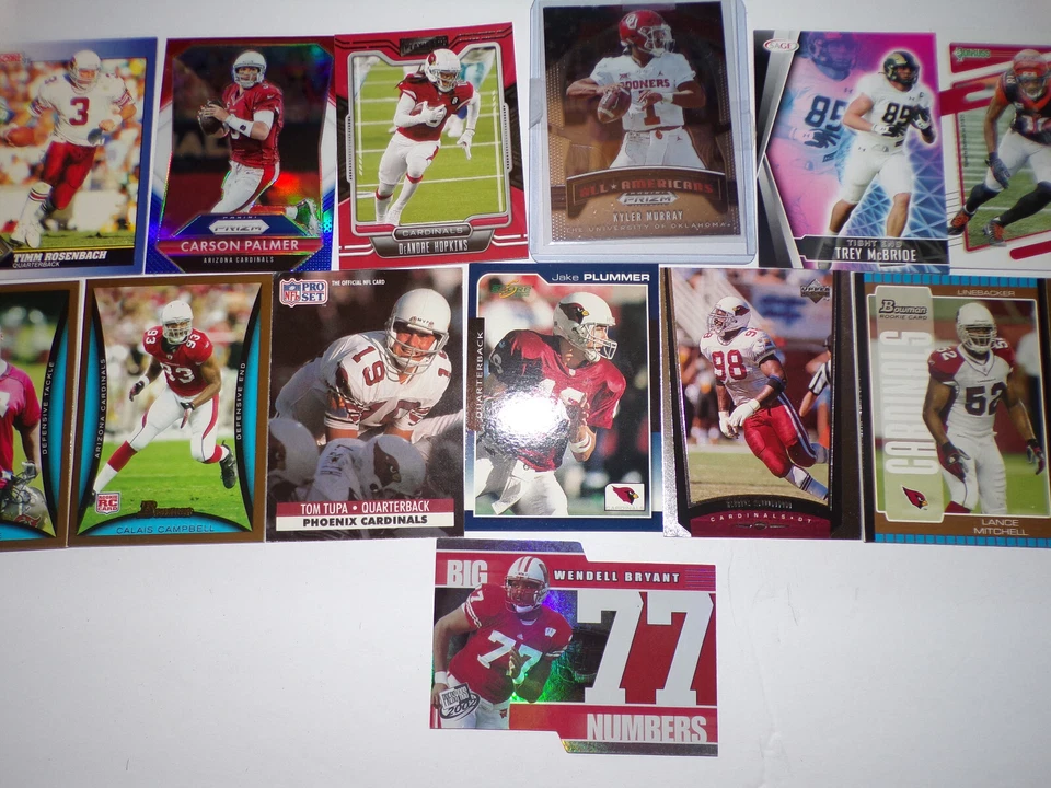 15 Phoenix 6RCs Kyler Murray Prism Tr McBride 4 gold Campbell Mitchell Hightower - Image 3 of 4