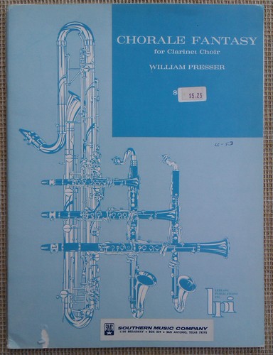 PARTITURAS Y FOLLETOS PARA CLARINETE - SOLOS, DÚOS, TRÍOS, CUARTETOS Y CORO - Imagen 32 de 37