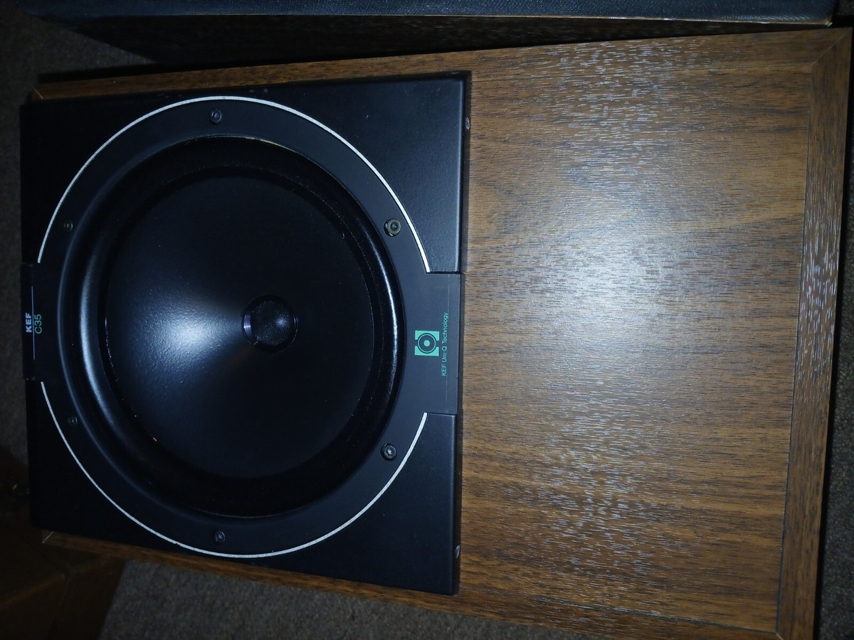 KEF C35 Uni Q コンパクトスピーカー Kef C35 Uni-Q Technology Bookshelf Speakers (Pair) Tested