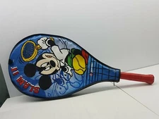 Slam it Mickey Mouse Dunlop tennis racquet racket cover Disney blue case 