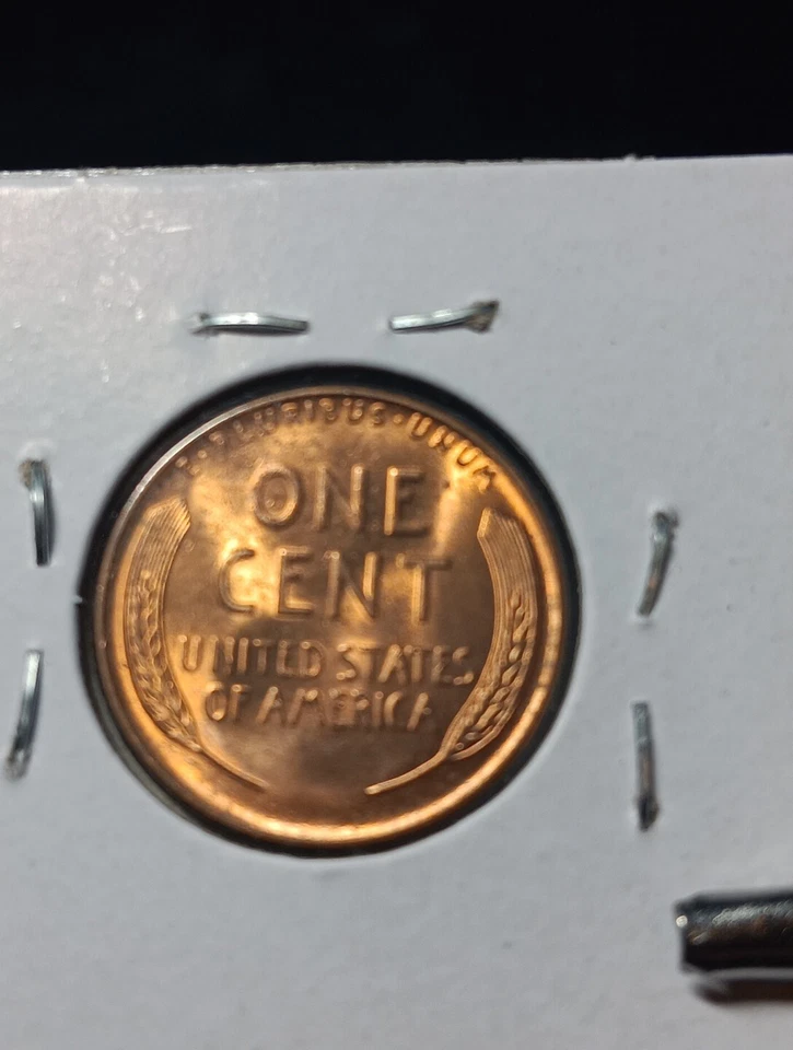 👉1942- Error RPM Lincoln Wheat  Penny~ Choice BU  Red  - Image 2 of 4