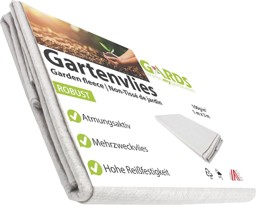 Gards Gartenvlies 3M² - Trennvlies - Kiesunterlage, Drainagevlies, Reißfest - Li