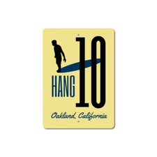 Hang Ten Metal Sign