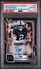 2025 BOWMAN UNIVERSITY CHROME BOWMAN CHROME PROSPECT AUTO #TPE  /10 🔥 