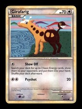 Girafarig 64/123 Common HeartGold & SoulSilver Pokemon LP