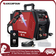 ARCCAPTAIN iControl 55A Plasma Cutter LED Display Non-Touch Pilot Arc 120V/240V