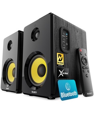 Powered Bluetooth Bookshelf Speakers | Studio Monitors Speaker Set | 2.0 Home...