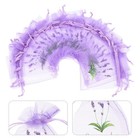 20Pcs Lavender Drawstring Sachet Bags Empty Organza Pouches Organza Gauze Bags