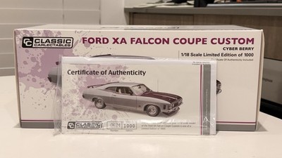 1:18 Ford XA Falcon Custom Hardtop Coupe in CYBER BERRY | eBay