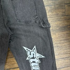 Men's Dark Gray Denim Carpenter Pants 30 Size