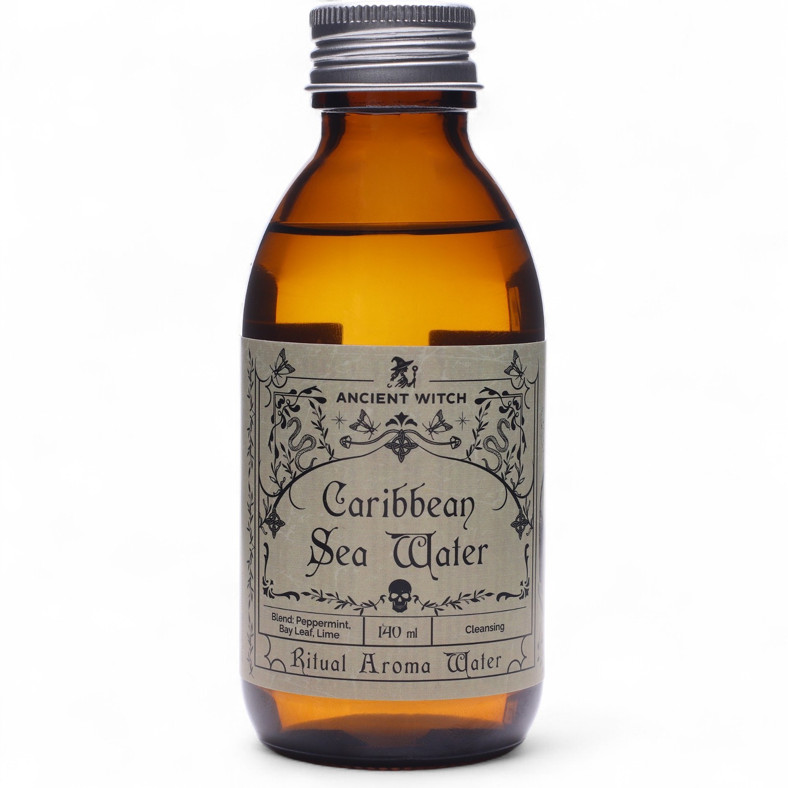 Ancient Witch Caribbean Sea Ritual Water 140ml – Peppermint Bay Leaf & Lime