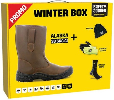 Safety Jogger Winter Box | Alaska Veiligheidslaars + Sokken + Hand