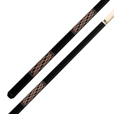 K2 Pool Cue KL116 Gloss Black, Cocobolo/Black Diamond W/ K2 LD 12.5MM Shaft 